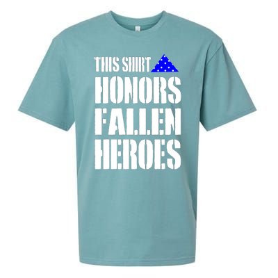 This Gift Honors Fallen Heroes Cool Gift Sueded Cloud Jersey T-Shirt