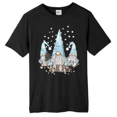 Three Gnomes Holiday Elves Christmas Gift Tall Fusion ChromaSoft Performance T-Shirt