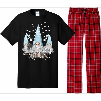 Three Gnomes Holiday Elves Christmas Gift Pajama Set