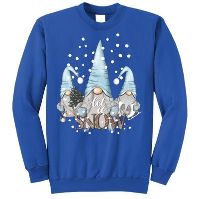 Three Gnomes Holiday Elves Christmas Gift Sweatshirt