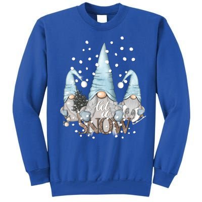 Three Gnomes Holiday Elves Christmas Gift Tall Sweatshirt