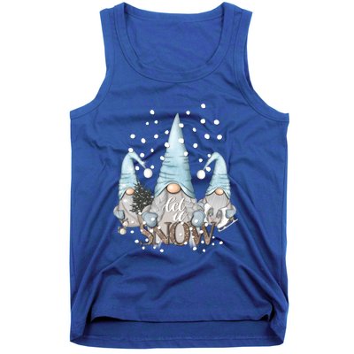 Three Gnomes Holiday Elves Christmas Gift Tank Top