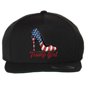 Trump Girl High Heel Stilettos American Flag Trump 2024 Wool Snapback Cap