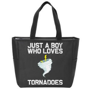 Tornado Gift Hurricane Weather Chaser Zip Tote Bag