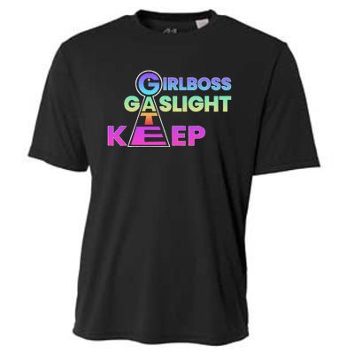 That Go Hard Girlboss Gaslight Gatekeep Trending Cooling Performance Crew T-Shirt