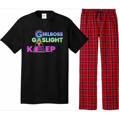 That Go Hard Girlboss Gaslight Gatekeep Trending Pajama Set