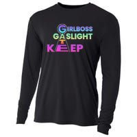 That Go Hard Girlboss Gaslight Gatekeep Trending Cooling Performance Long Sleeve Crew