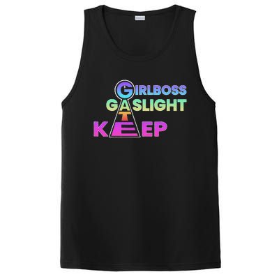 That Go Hard Girlboss Gaslight Gatekeep Trending PosiCharge Competitor Tank