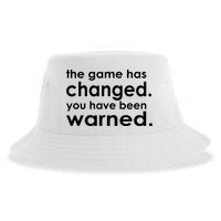 The Game Has Changed You Have Been Warned Sustainable Bucket Hat