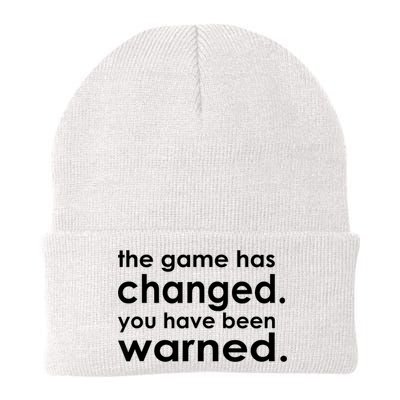 The Game Has Changed You Have Been Warned Beanie