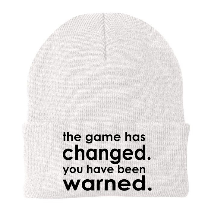 The Game Has Changed You Have Been Warned Beanie