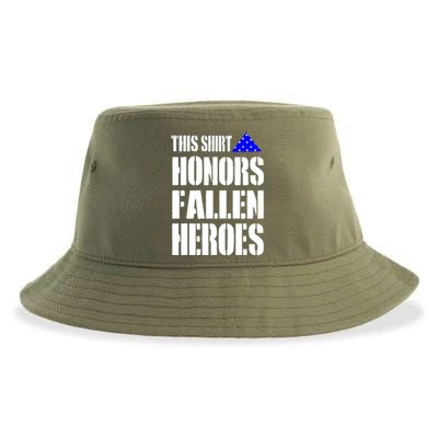 This Gift Honors Fallen Heroes Gift Sustainable Bucket Hat