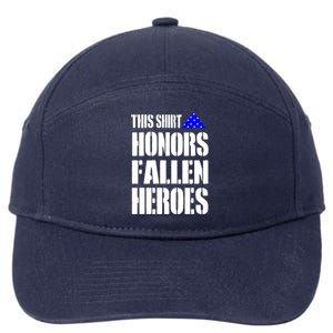 This Gift Honors Fallen Heroes Gift 7-Panel Snapback Hat