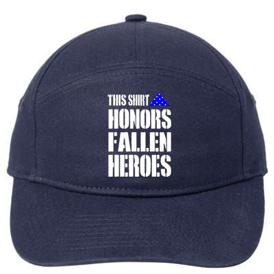 This Gift Honors Fallen Heroes Gift 7-Panel Snapback Hat