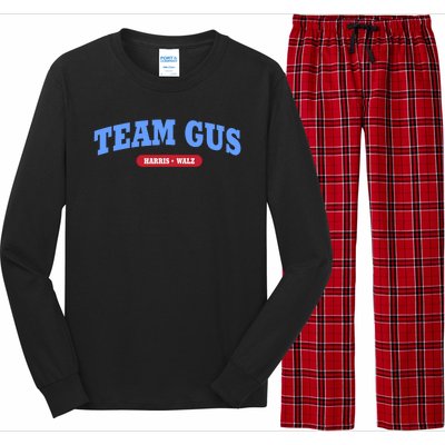 Team Gus IM Voting For Gus Walz Dad Long Sleeve Pajama Set