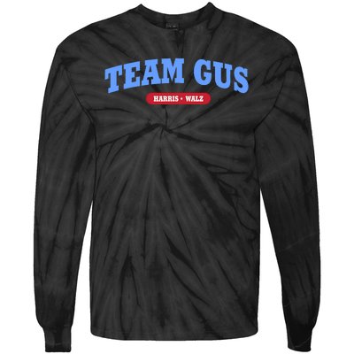 Team Gus IM Voting For Gus Walz Dad Tie-Dye Long Sleeve Shirt