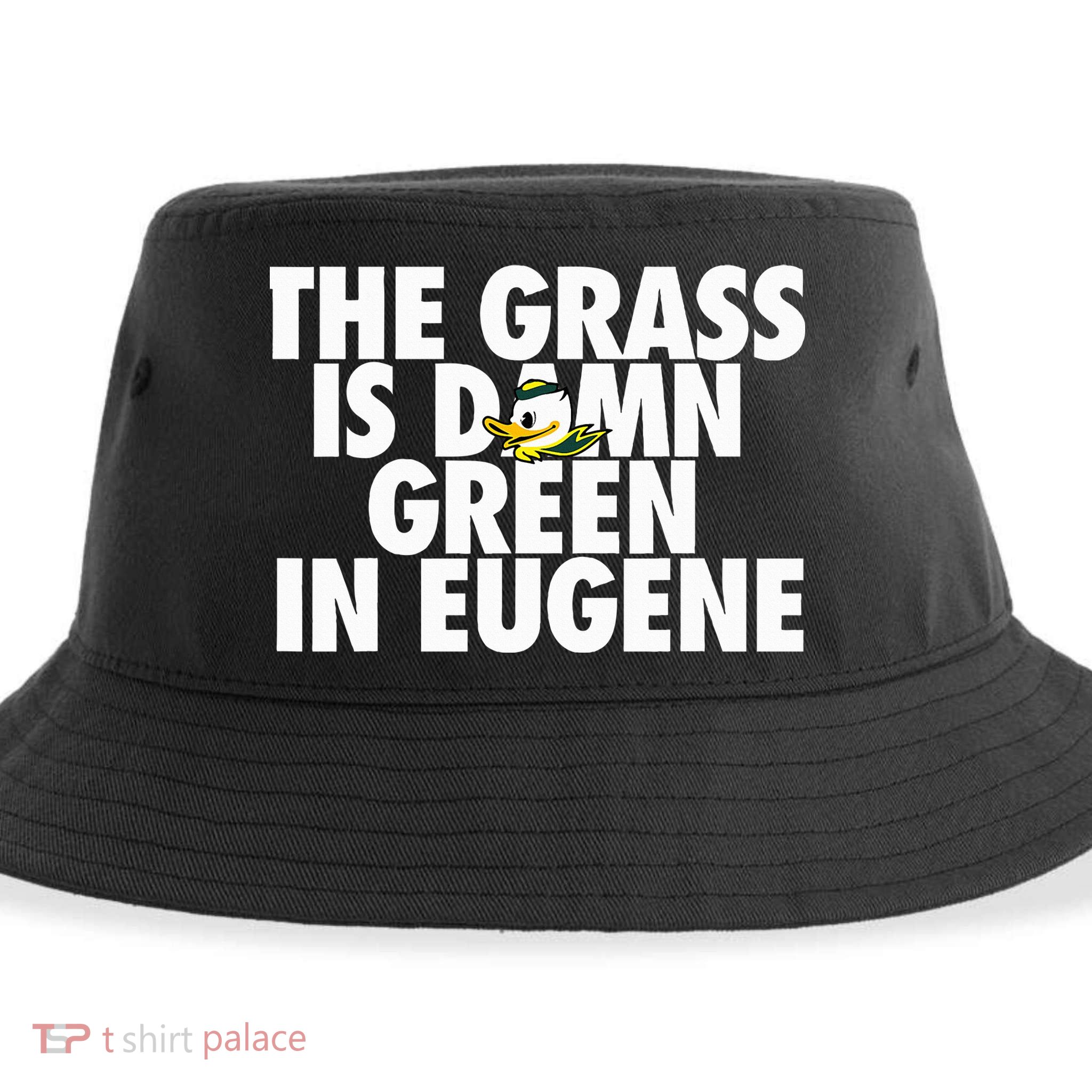 The Grass Is Damn Green In Eugene Sustainable Bucket Hat