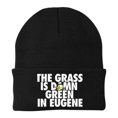 The Grass Is Damn Green In Eugene Knit Cap Winter Beanie