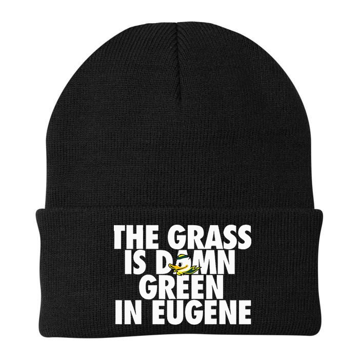 The Grass Is Damn Green In Eugene Beanie
