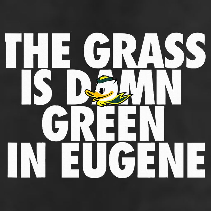 The Grass Is Damn Green In Eugene Microfiber Hand Towel