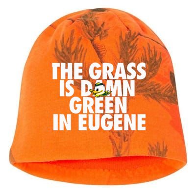 The Grass Is Damn Green In Eugene Kati - Camo Knit Beanie