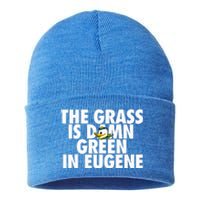 The Grass Is Damn Green In Eugene Sustainable Knit Beanie