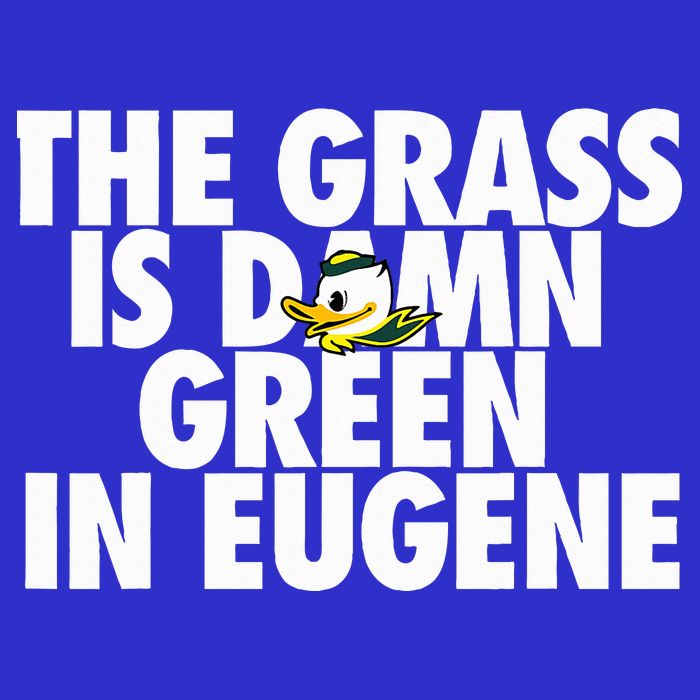 The Grass Is Damn Green In Eugene Kids Hoodie