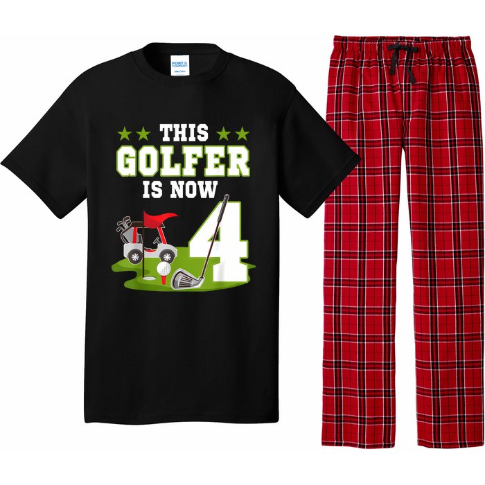 This Golfer Is Now 4 Year Old Birthday 4rd Golf Party Pajama Set