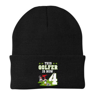 This Golfer Is Now 4 Year Old Birthday 4rd Golf Party Beanie