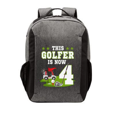 This Golfer Is Now 4 Year Old Birthday 4rd Golf Party Vector Backpack