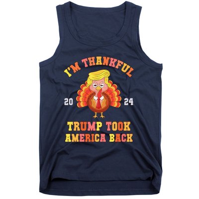 Thank God IM Thankful Trump Won Took America Back Tank Top