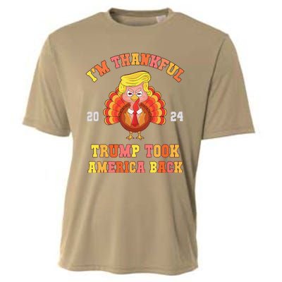 Thank God IM Thankful Trump Won Took America Back Cooling Performance Crew T-Shirt