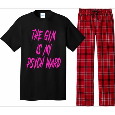 They Gym Is My Ward Funny Cute P.Sych Joke Fitness Workout Pajama Set