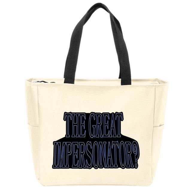The Great Impersonator.. Zip Tote Bag
