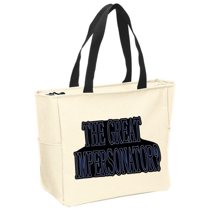 The Great Impersonator.. Zip Tote Bag