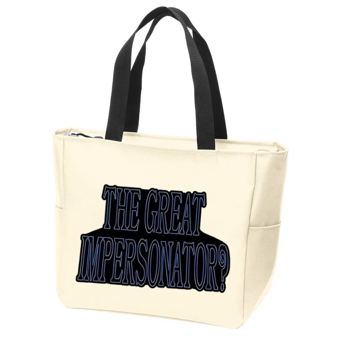 The Great Impersonator.. Zip Tote Bag
