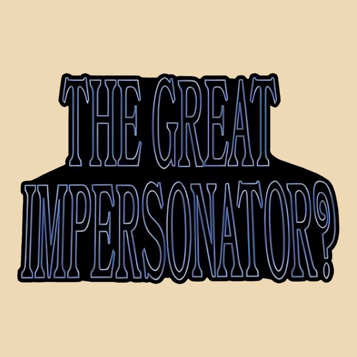 The Great Impersonator.. Zip Tote Bag