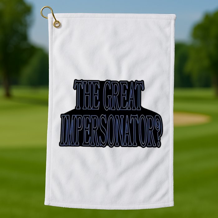 The Great Impersonator.. Golf Towel