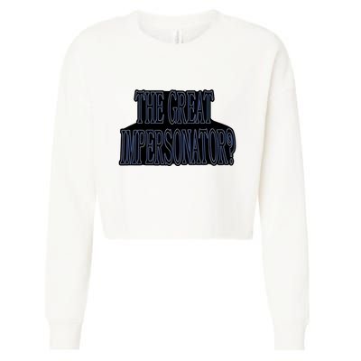 The Great Impersonator.. Cropped Pullover Crew