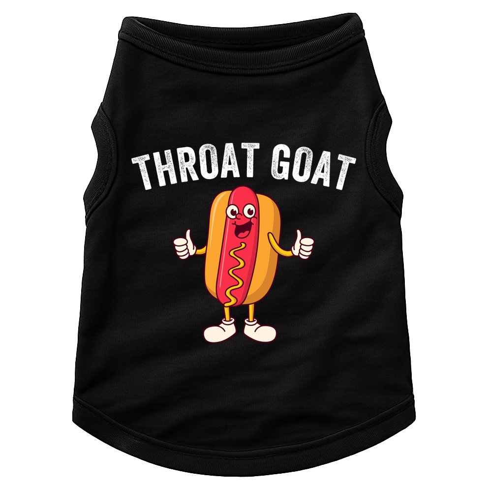 Throat Goat Inappropriate Comment Funny Gag Gift White Elephant Prank Gift Doggie Tank
