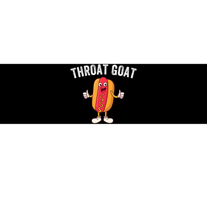 Throat Goat Inappropriate Comment Funny Gag Gift White Elephant Prank Gift Bumper Sticker