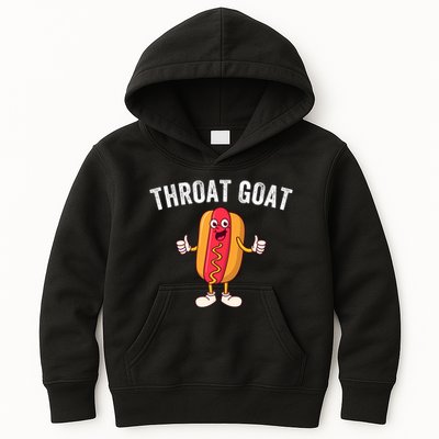 Throat Goat Inappropriate Comment Funny Gag Gift White Elephant Prank Gift Kids Hoodie