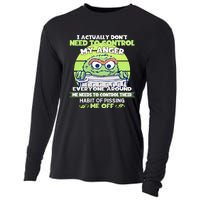 The Grouch I Actually Dont Need To Control My Anger The Grouch Funny Cooling Performance Long Sleeve Crew