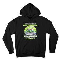 The Grouch I Actually Dont Need To Control My Anger The Grouch Funny Tall Hoodie