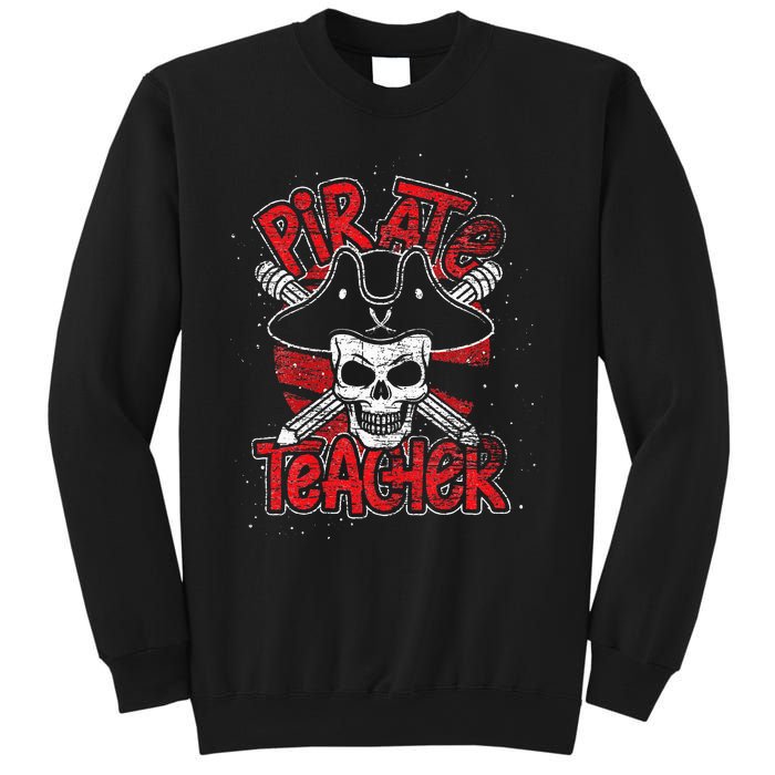 Teaching Gift Idea Pirate Student Learning Teacher Sweatshirt