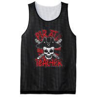 Teaching Gift Idea Pirate Student Learning Teacher Mesh Reversible Basketball Jersey Tank