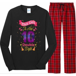 This Girl Is Now 10 Double Digit Cool Gift Long Sleeve Pajama Set