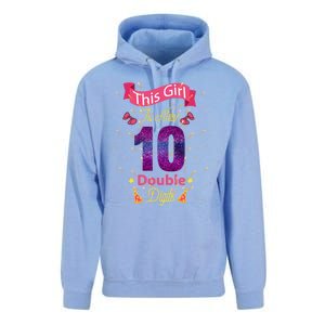 This Girl Is Now 10 Double Digit Cool Gift Unisex Surf Hoodie