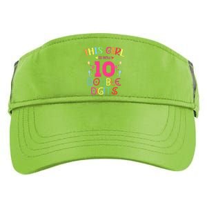 This Girl Is Now 10 Double Digits Adult Drive Performance Visor