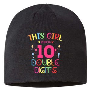 This Girl Is Now 10 Double Digits Sustainable Beanie